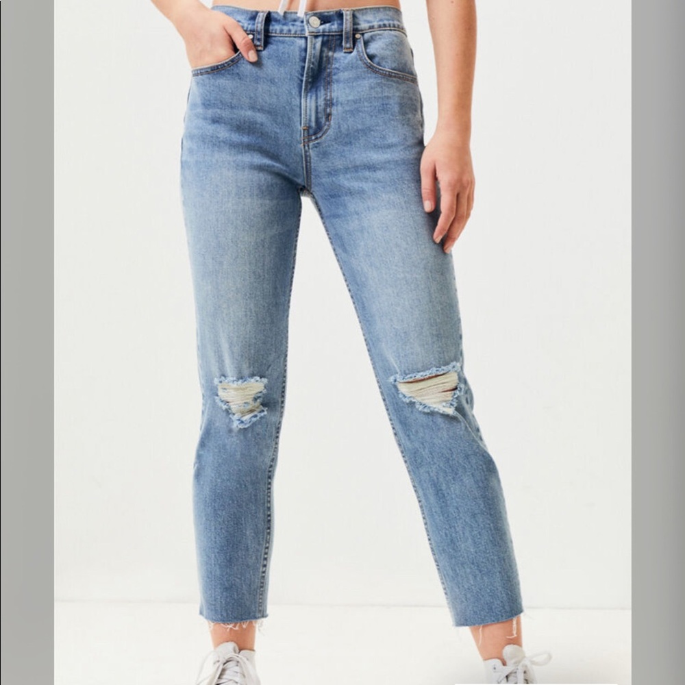 pacsun lightwash mom jean